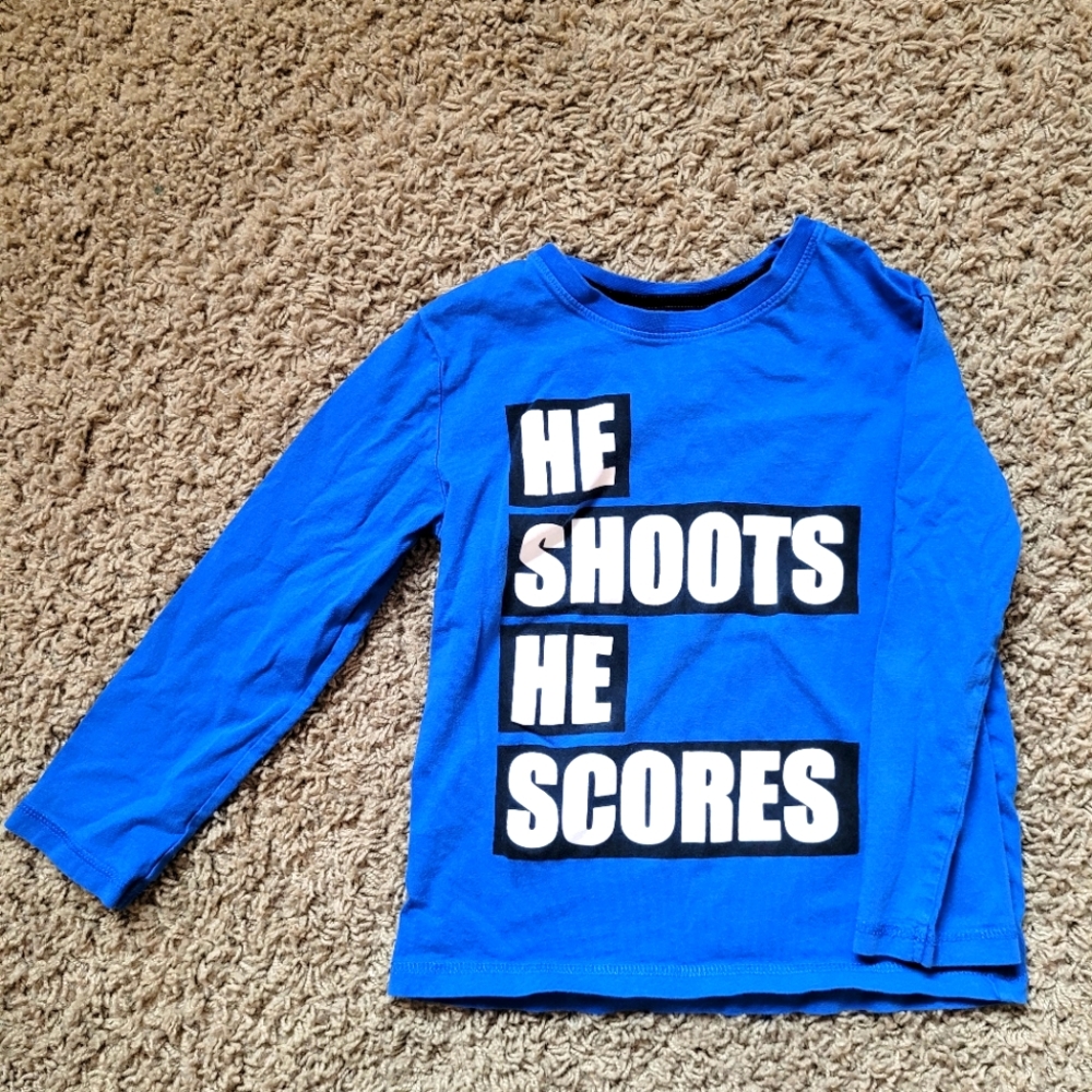 $2.00 WITH PURCHASE OF ANY OTHER ITEM - BOYS LONG SLEEVE SHIRT - SIZE 6